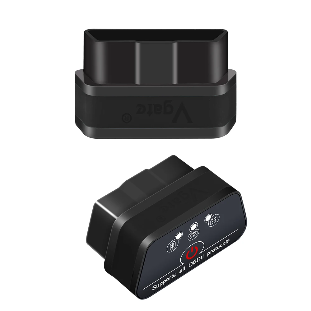 Bluetooth Vgate iCar2 ELM327 v2.1 считыватель кодов OBD2 сканер elm 327 icar 2 диагностический инструмент Android/PC крутящий момент для автомобилей OBDII