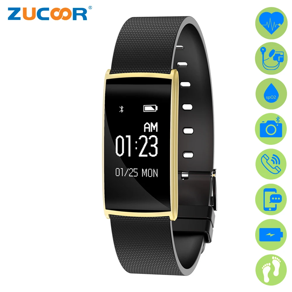 ZUCOOR Smart Bracelet Fitness Activity Tracker Pulse Heart Rate Monitor N108 Pedometer Blood Pressure Meter Bracelets