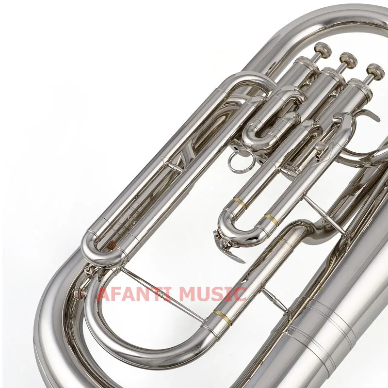 Afanti Music Bb tone / Yellow Brass / Silver Plated Baritone (BAR-103)