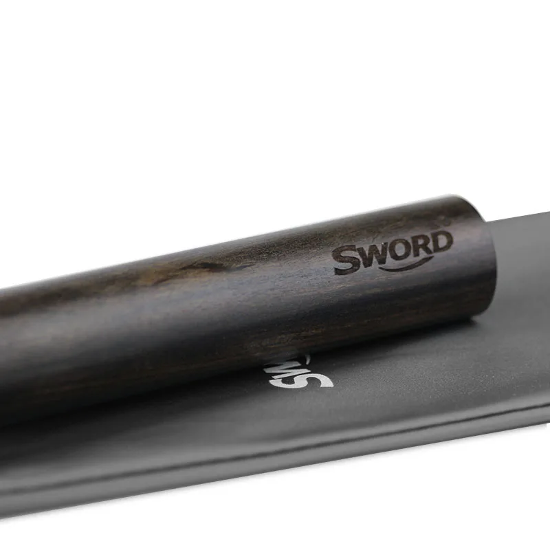 

SWORD Premium Table Tennis Rubber Roller (Pure Wood Solid Ebony, Heavy, with Storage Bag) Ping Pong Racket DIY Tool Accessories