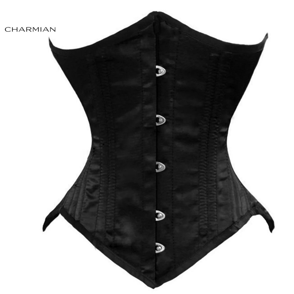 Женский корсет на косточках Charmian элегантный белый с двойными стальными