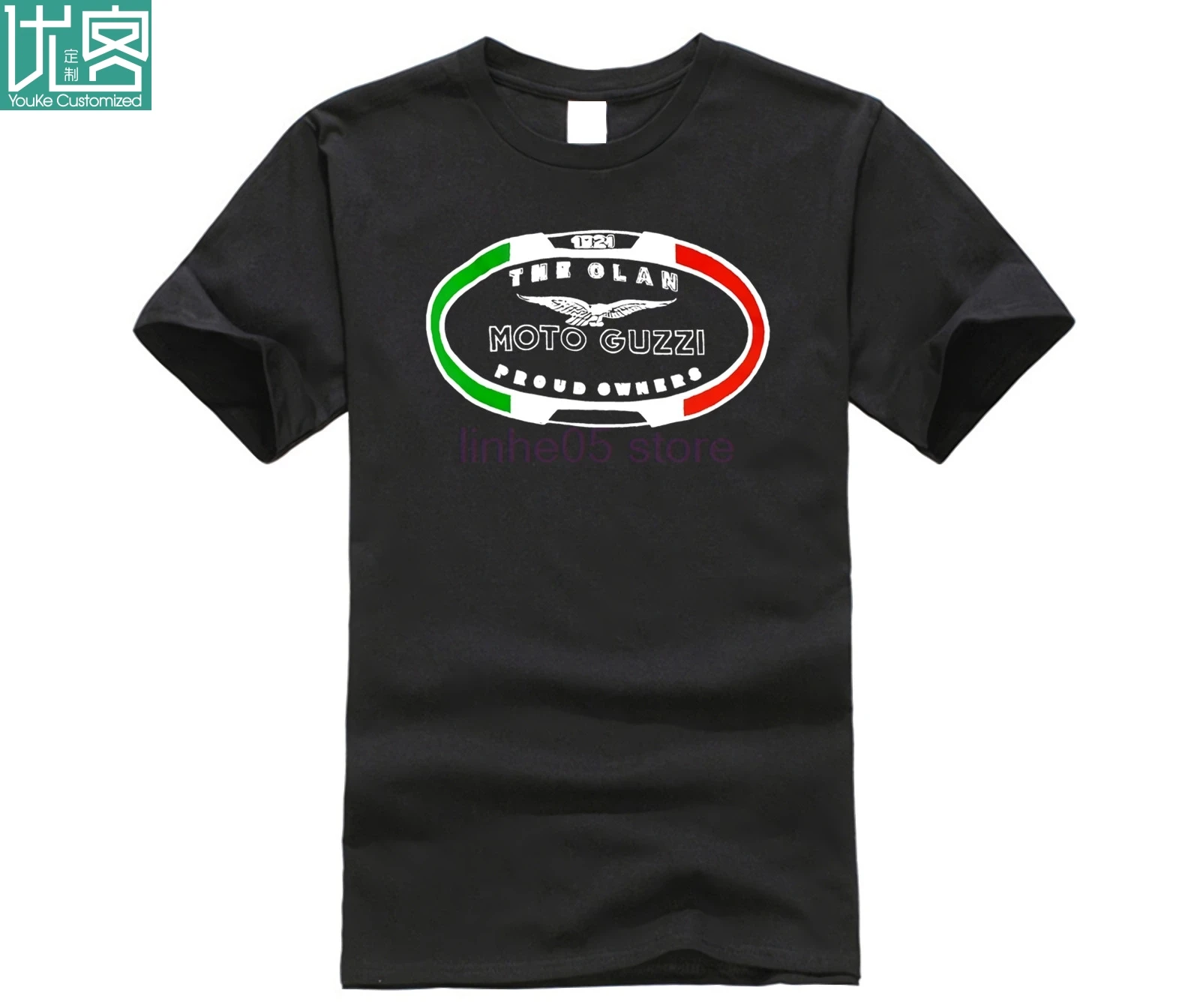 

MOTO GUZZI T SHIRT THE CLAN GENUINE V85 V7 V9 AUDACE STELVIO BOBBER
