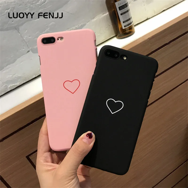 Luoyy fenjj милый чехол для iphone 6 6s 5 5S SE 7 8 Plus X 10 Жесткий Чехол задней панели из ПК