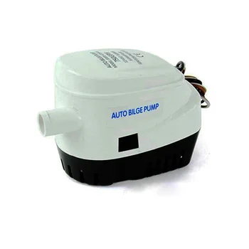 

750 GPH White Submersible Auto Bilge Pump With Internal Float Switch 12V