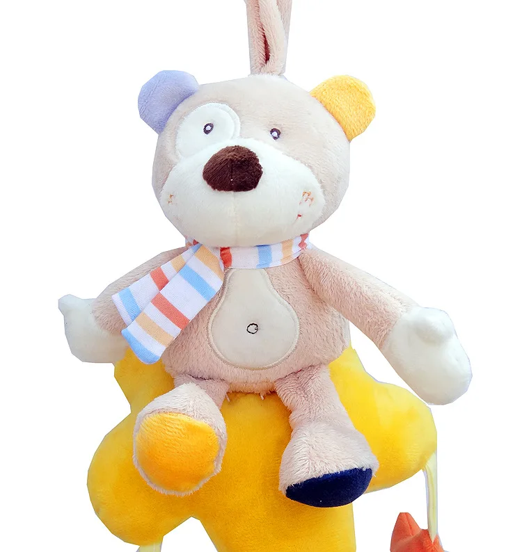 YOOAP  Baby Animal Clip Rattles Toy Kids Soft Plush Toy Infant Stroller/Bed/Crib Hanging Toys  baby toys for educational