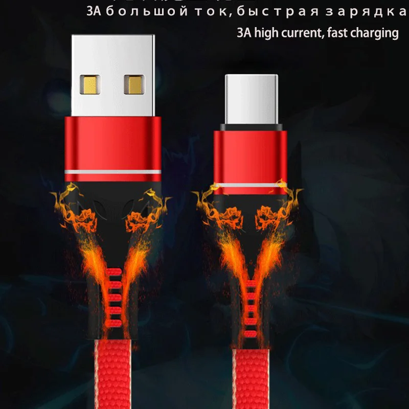 كابل نقل بيانات Snel Opladen Usb Mp3/Mp4 لاعب نوع C الذكية أجهزة التخزين النقالة البسيطة كابل يو اس بي القياسية الهاتف المحمول كابل يو اس بي