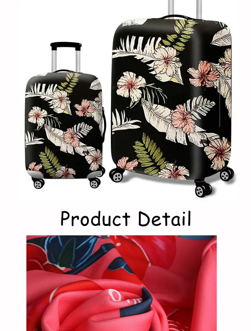 Фламинго багажная крышка дорожные аксессуары для чемодана защитный чехол от пыли сумки 18-32 дюймов Защитные Чехлы Мода чехол в виде