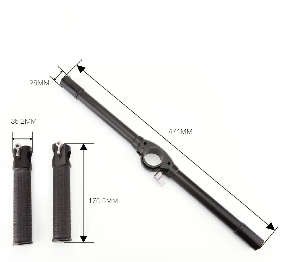 Двойной ручной расширенный полюс для Zhiyun Crane 2 Gimbal стабилизатор