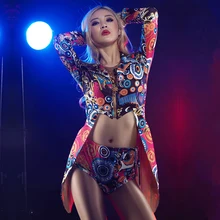 Новый костюм для джазовых танцев костюмы ночных клубов