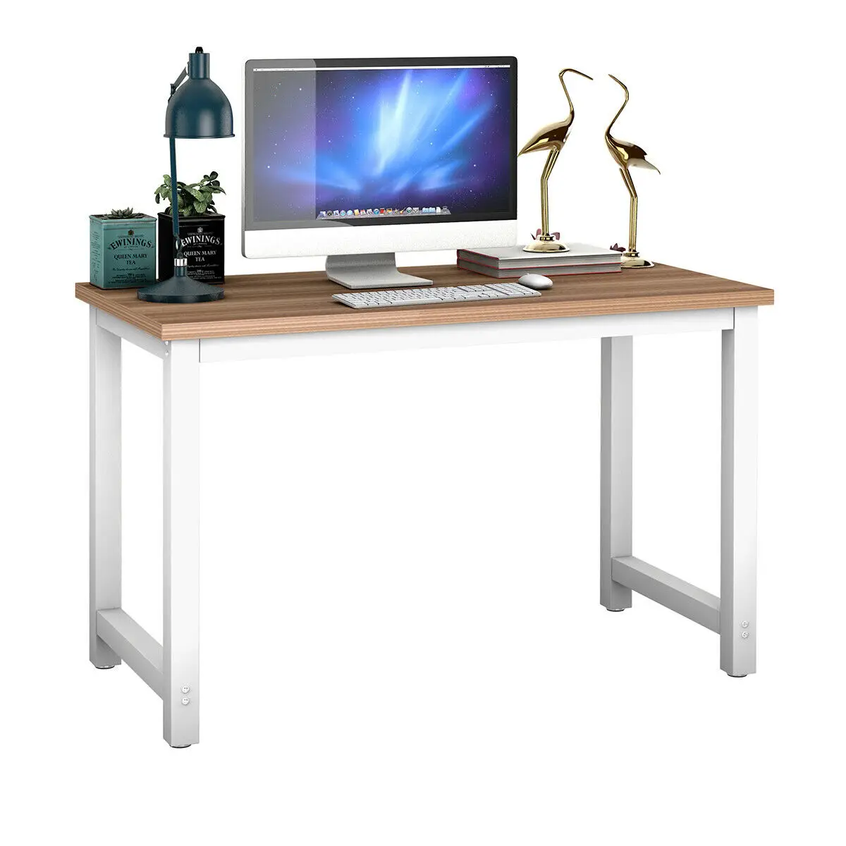Giantex Wood Computer Desk PC Laptop Table Study Workstation Home Office Furniture New HW53853