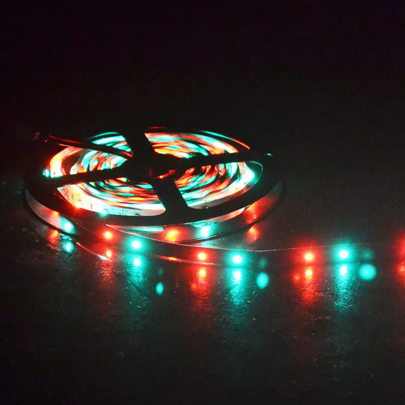 RGB Светодиодная лента 3528SMD Fiexble светильник 60 светодиодов/м 5 м 12 В постоянного тока
