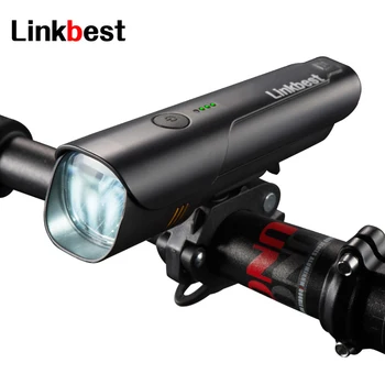 

Linkbest 600 Lumens USB Rechargeable Bike Light , Near Range Beam ,Side light Waterproof Safety Bicycle Light Fits ALL Bikes