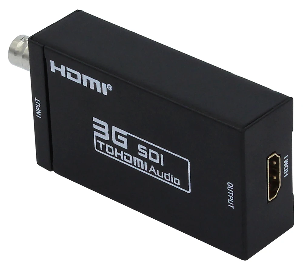 1 шт. только Мини HD 3G SDI в HDMI конвертер адаптер Поддержка SDI/3G сигналы показывающие