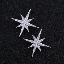 Boucles d'oreilles en zircon cubique pour femmes, nouvelle collection, 2020