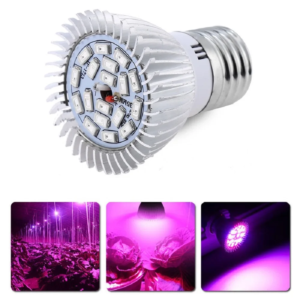

E27 full spectrum led plant growth lamp 8W greenhouse planting fill light