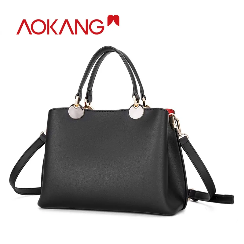 

AOKANG 2018 Summer new arrival women flap bags cross-body bags handbags women famous brands black red beige bags woman