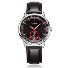 Новые часы прибытия, мужские кожаные повседневные модные спортивные наручные часы, светящиеся кварцевые мужские водонепроницаемые 100mCASIMA#8304