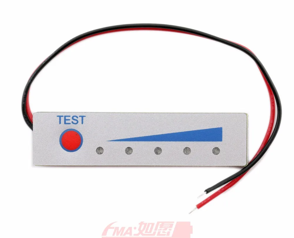 

Charging discharging Voltage Indicator Capacity Status 5 LED light Display for 3.6nV 3.7nV 9S-16S 33.3-59.2V Li-ion LiPo Battery