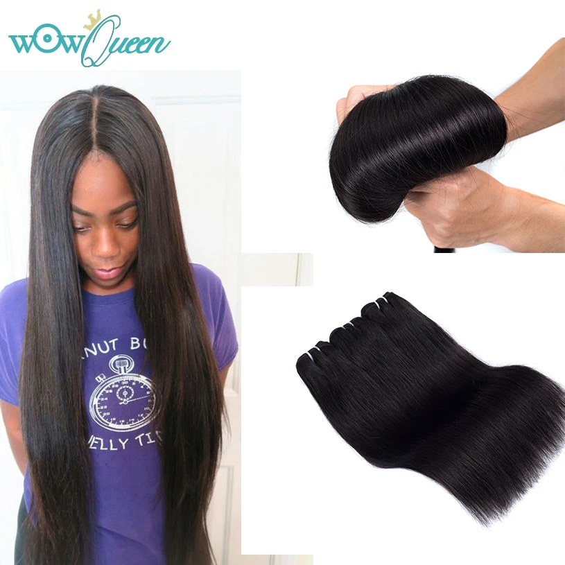 

Brazilian Virgin Hair Straight 4 Bundles 100% Unprocessed Human Hair Extensions Rosa Hair Products Brazilian Hair Weave Bundles