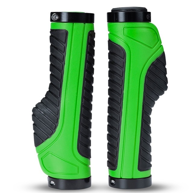MTB Grips Bicycle Dual Lock-on Bike Grips Cycling Shock Absorption Locking Soft TPR Rubber MTB BMX Handlebar Grips