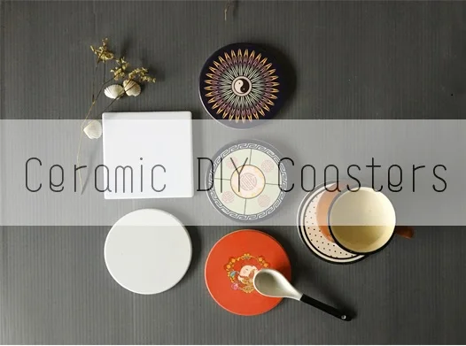 

Coasters DIY UV print image Ceramic coaster for cup mug with photo customize pad