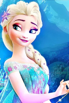 

DIY 5D Square Full Diamond Mosaic Diamond Painting Cross Stitch Elsa Kit Diamonds Embroidery Square Drill Home Decoration