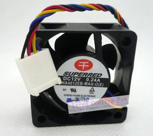 4 проводной охлаждающий вентилятор FONSONING 4020 12 В а|cooling fan|4020 12vfan cooling |