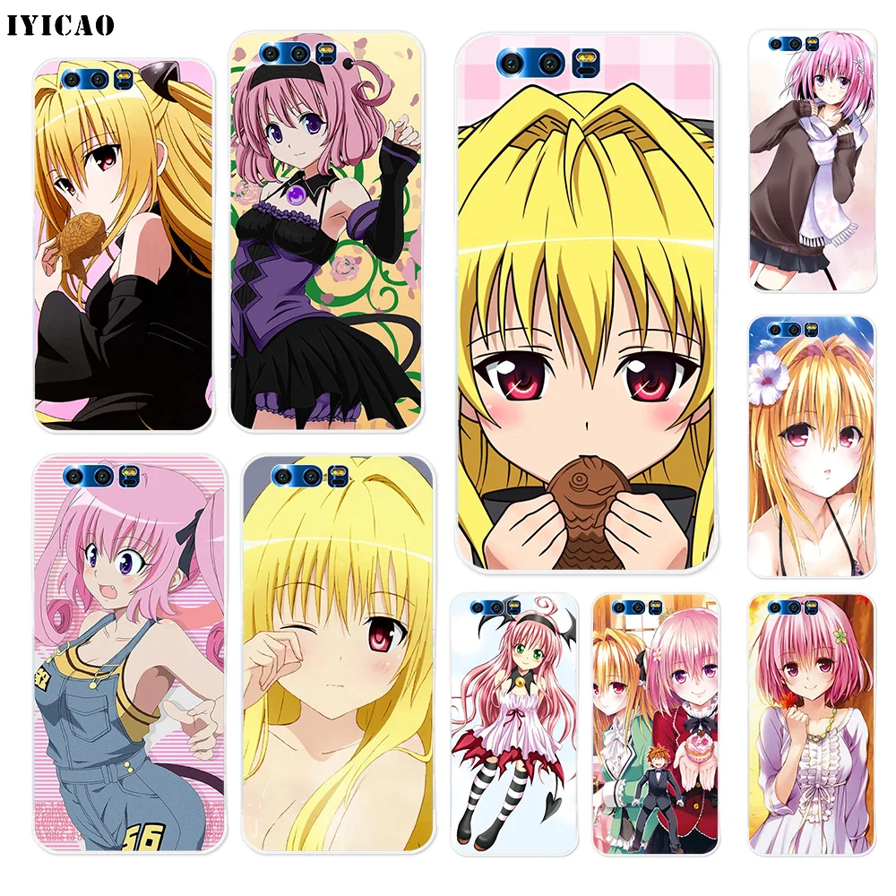 Мягкий силиконовый чехол IYICAO To Love Ru для Huawei Y9 Y7 Y6 Prime 2018 Honor 8C 8X 8 9 10 Lite 7X 7C 6A 7A Pro |