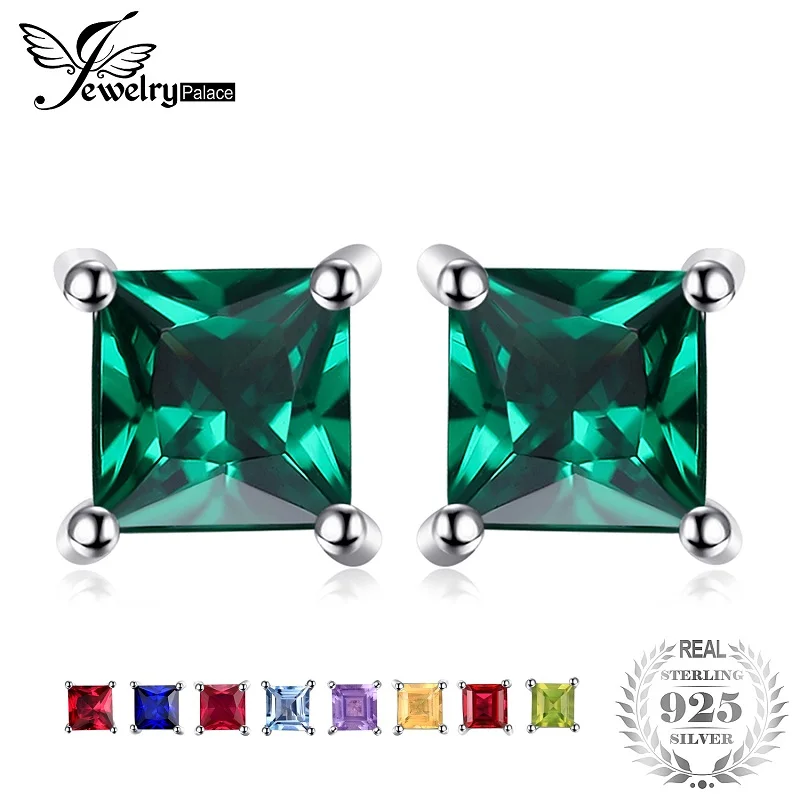 JewelryPalace площади драгоценных камней 925 пробы серебро Природный аметист цитрин