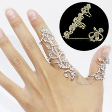 Moda de rosa de cristal Stack Knuckle anéis anel de moda jóias 75EE NY79 7IYW