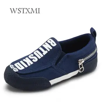 

Children Canvas Shoes Boys Sneakers Baby Girls Flat Sport School Shoes Autumn Breathable Fashion Kids Casual Denim Student Shoes