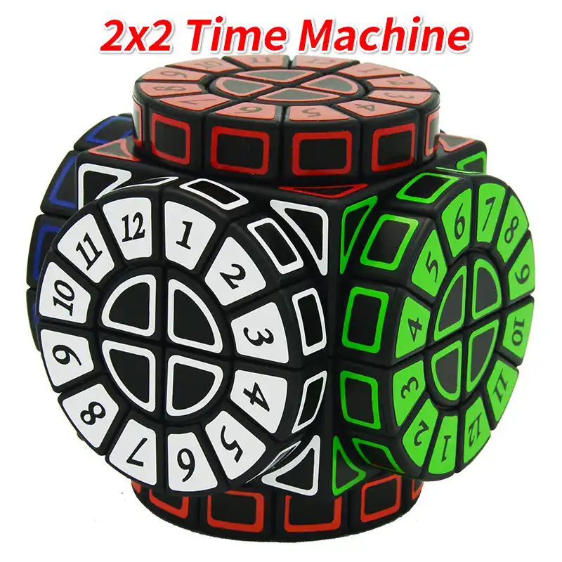 2x2 Time Machine Cube Stickers Velocidad Magic Cube Puzzle VersiÃ³n limitada Forma de las Ruedas de la sabidurÃ­a Cubo Magico Aprendizaje