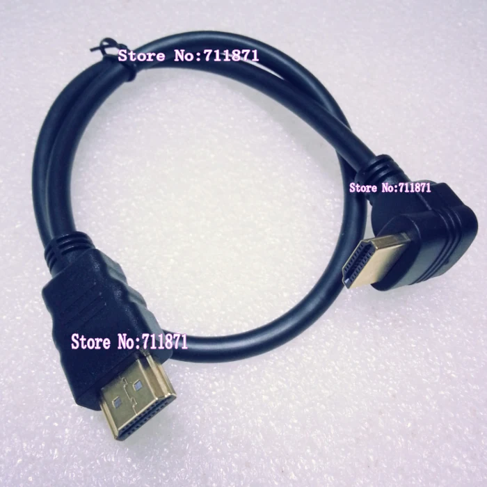 50cm Right angle Bend Down HDMI Line cable Down Bend HDMI Cable Line