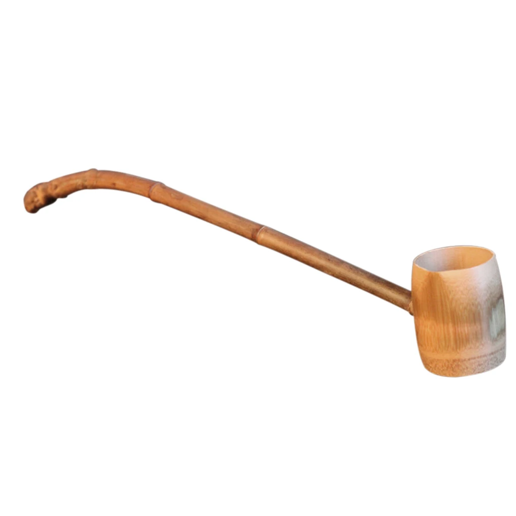 Japanese Style Bamboo Traditional Water Ladle Spoon Wine Tea Beer Dipper