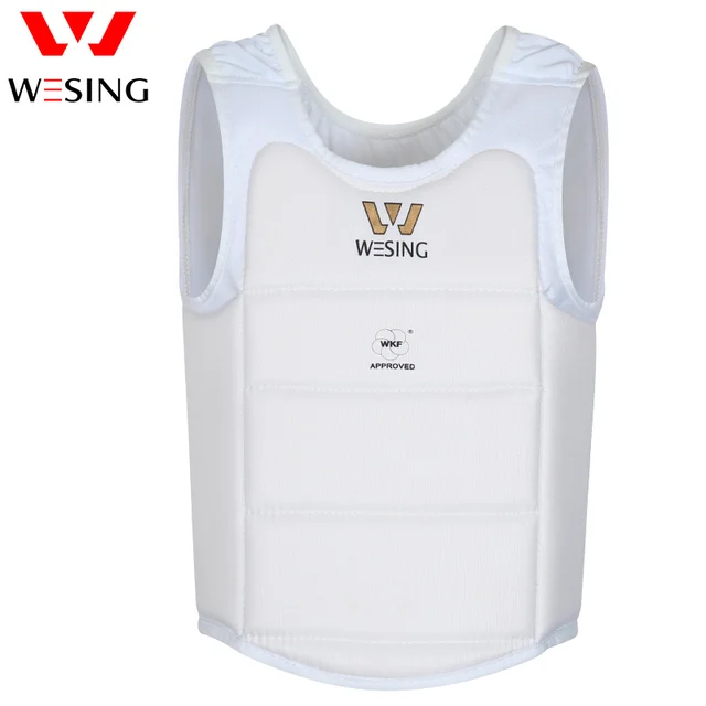 Wesing Karate Chest Guard Approved by WKF Body Shield for Men Chest