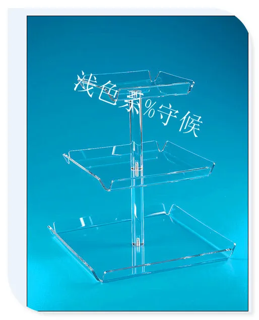

free shipping wedding decoration/Newest Custom Elegant Acrylic 3 Tiers Wedding Cupcake Stand, Cake Tray stand for wedding cake