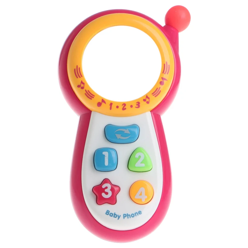 Для маленьких детей обучение музыкальный звук сотовый телефон образовательный мобильный игрушка телефон Прямая поставка De15