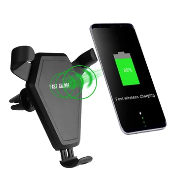 

EtopLink Car multi-function charger Car Dual Usage QI wireless mobile phone charging stand For iPhone X 8 Plus Samsung Galaxy S9