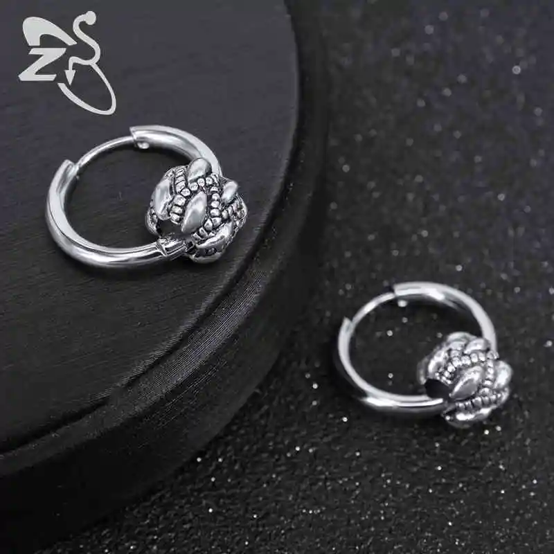 small round earrings
