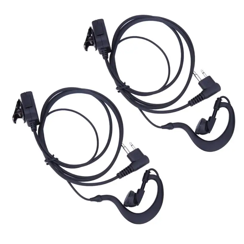

Alloet 2Pcs 2-Pin Earpiece Headset PTT Mic for Motorola CB Radio CP88 CP040 CP100 for Motorola XTN Series Radio