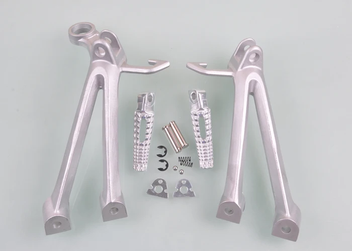 

Wotefusi Left Right Footrest Brackets Foot Pegs Rear For Suzuki GSXR 600 750 08 09 10 [MT177]