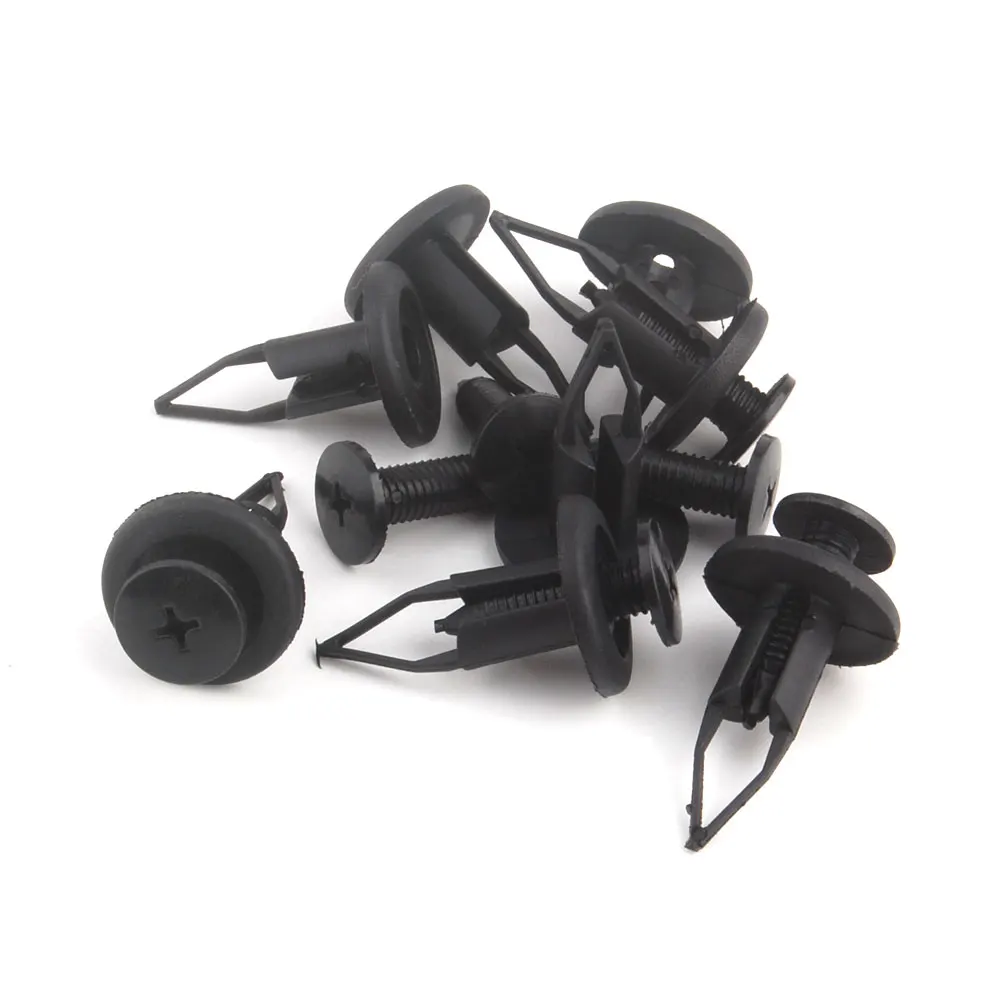 50pcs Nylon Push Type Bumper Clip Fastener Rivet Retainer 90467 09127
