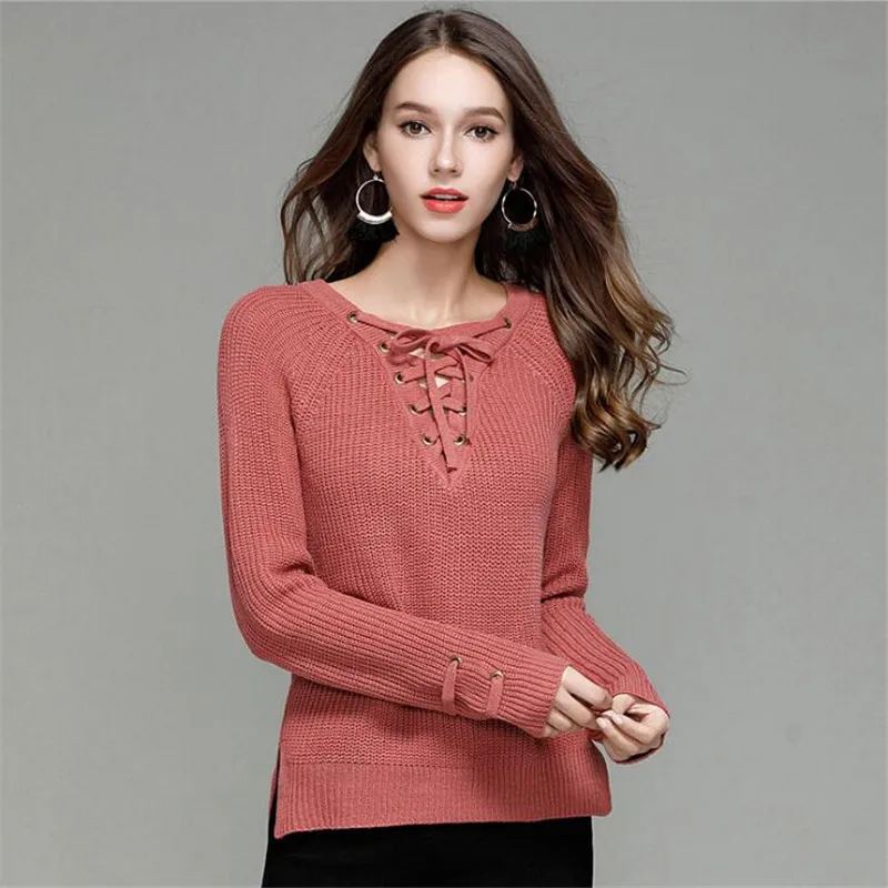 Buy Vintage Elegant Women Sweater Fashion Casual