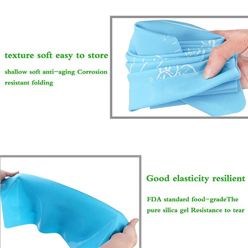 WALFOS 40x50cm Big Size Silicone Cake Dough Pastry Fondant Rolling Cutting Mat Baking Pad Pastry Boards Cookie Baking Mat