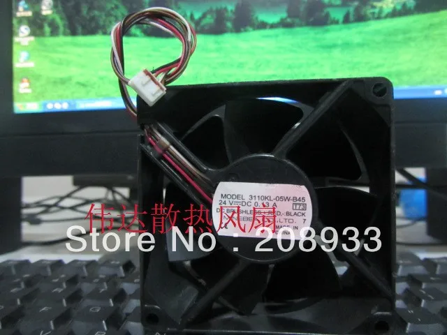 Для NMB 8025 3110KL-05W-B45 24V 0.13A 4 line 4-ядерный | Компьютеры и офис