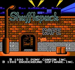 Shufflepuck Cafe (J) 60 контактов 8 бит игровая Карта