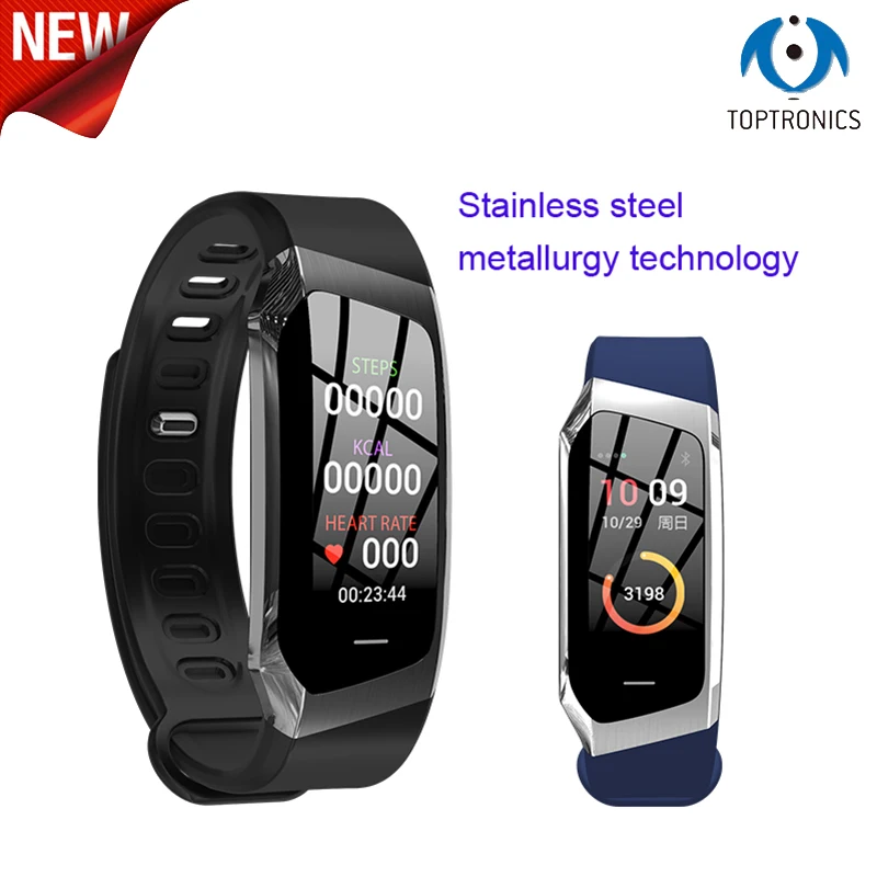 Hot Smart Band Color Screen Fitness Tracker Blood Pressure Watch Heart Rate Monitor Bracelet VS hua wei band honor A2 3 fitbits