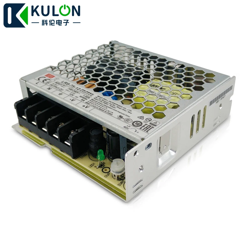 

Original MEAN WELL LRS-75-12 72W 12V 6A low profile Meanwell power supply LRS-75