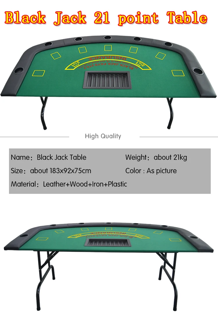 JIESITE-черный Джек Таблица казино складной стол Техасский Холдем вывеска indoor Board игральная фишка аксессуар цены по прейскуранту завода-изготовителя