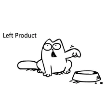 FREE SHIPPING Simon’s CAT Decal vinyl car laptop window wall funny sticker,Bowl Cat Decal Vinyl Car Funny Bumper Sticker/ auto